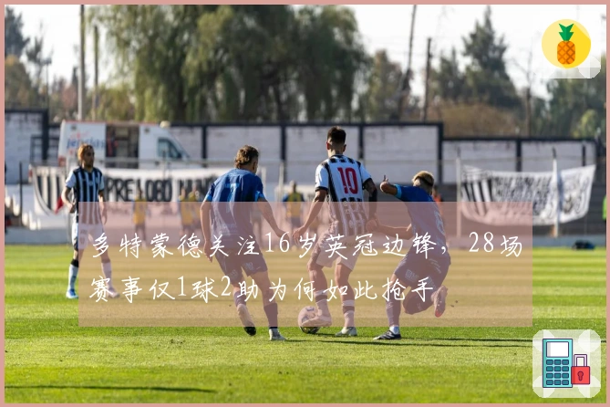 多特蒙德关注16岁英冠边锋，28场赛事仅1球2助为何如此抢手